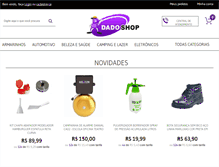 Tablet Screenshot of dadoshop.com.br